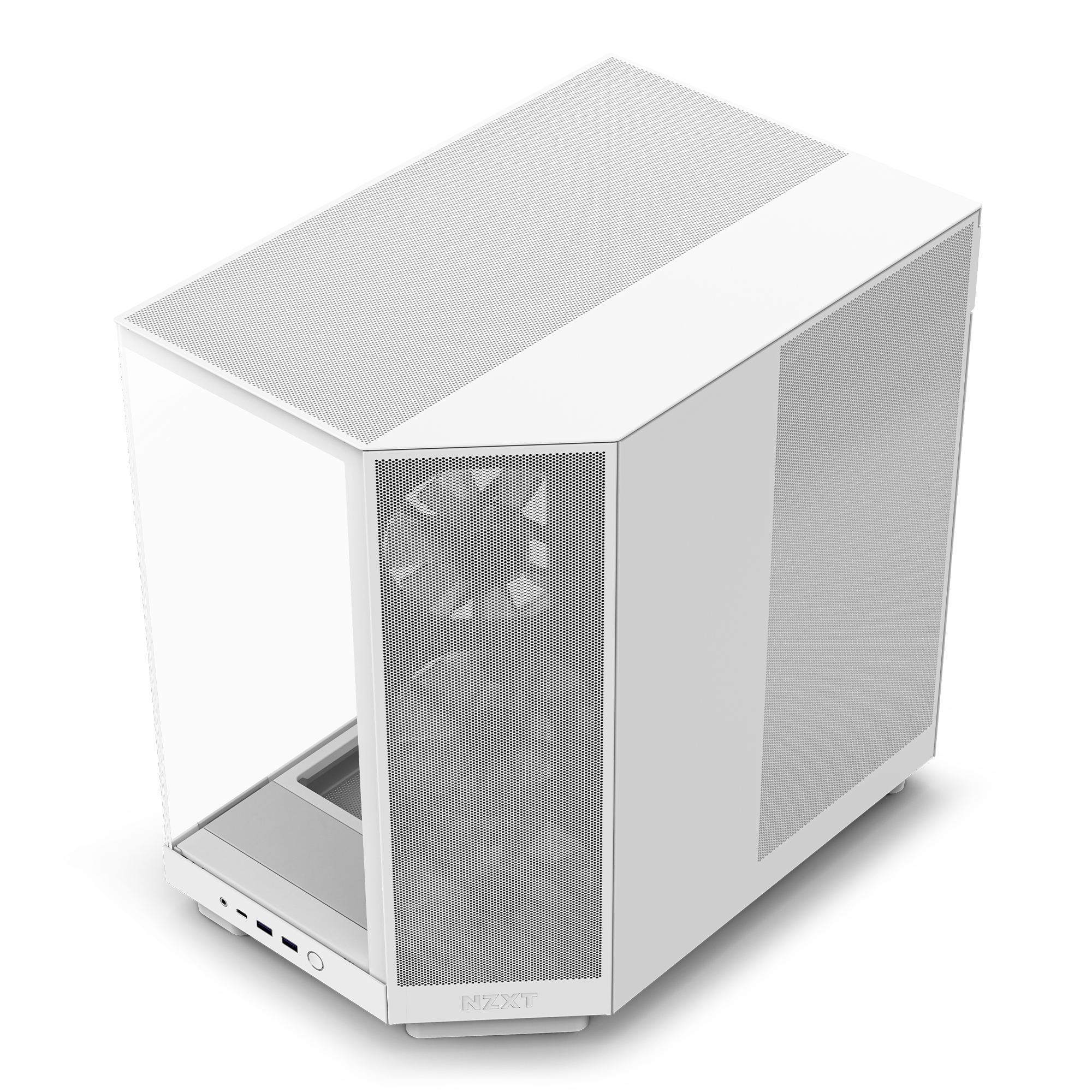 NZXT Kast H6 Flow RGB Wit