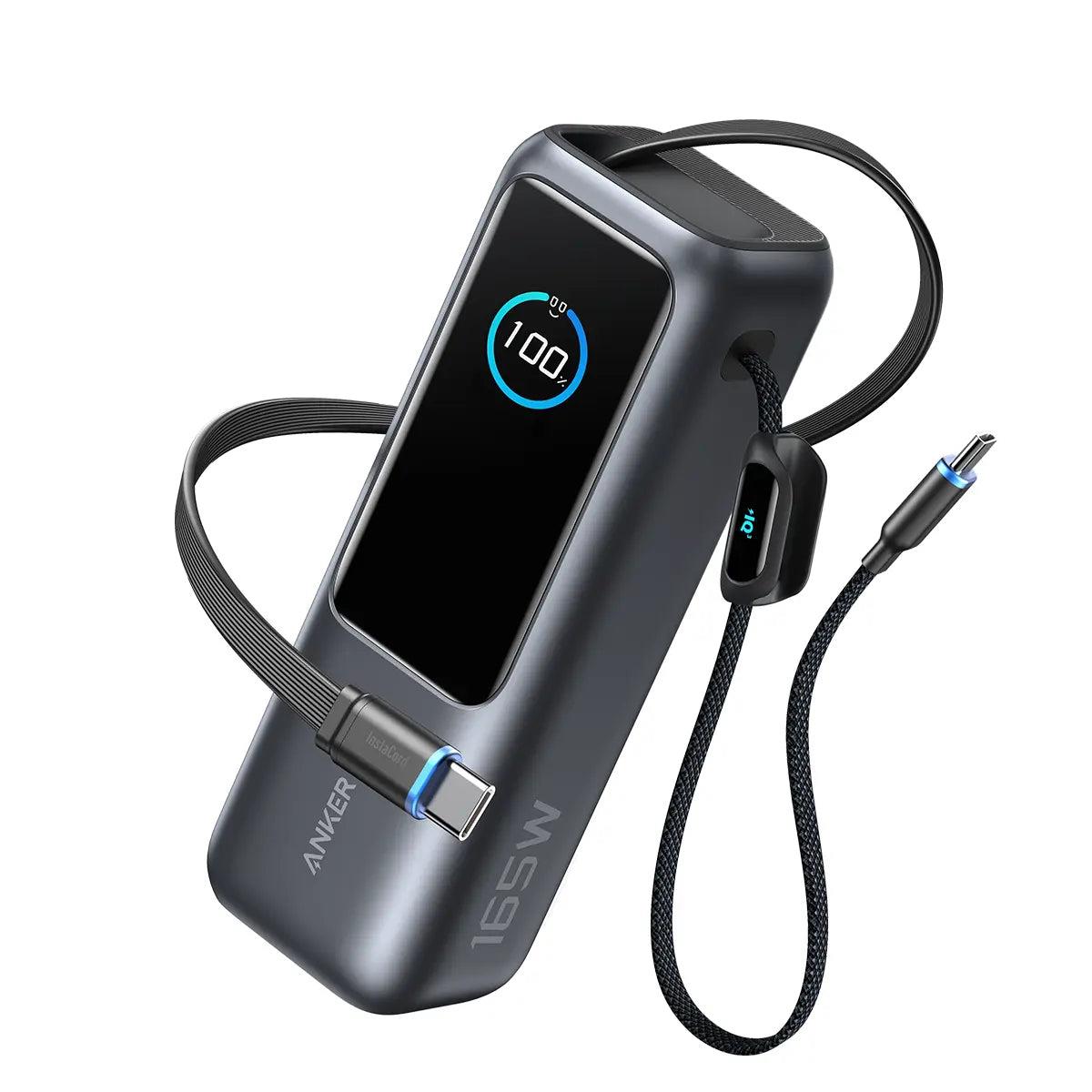 Anker Zolo 25.000mAh 165W USB-C Uitschuifbaar Zwart