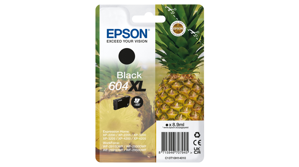 Epson 604XL Ananas Zwart