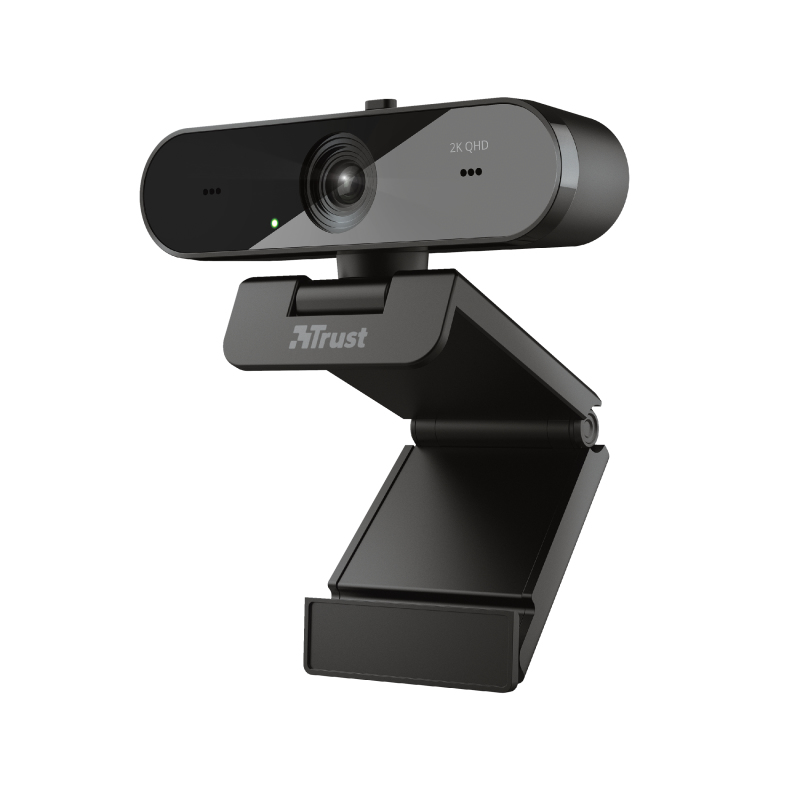 Trust Webcam TW-250 QHD Webcam, Dual Microphone, Privacy Filter