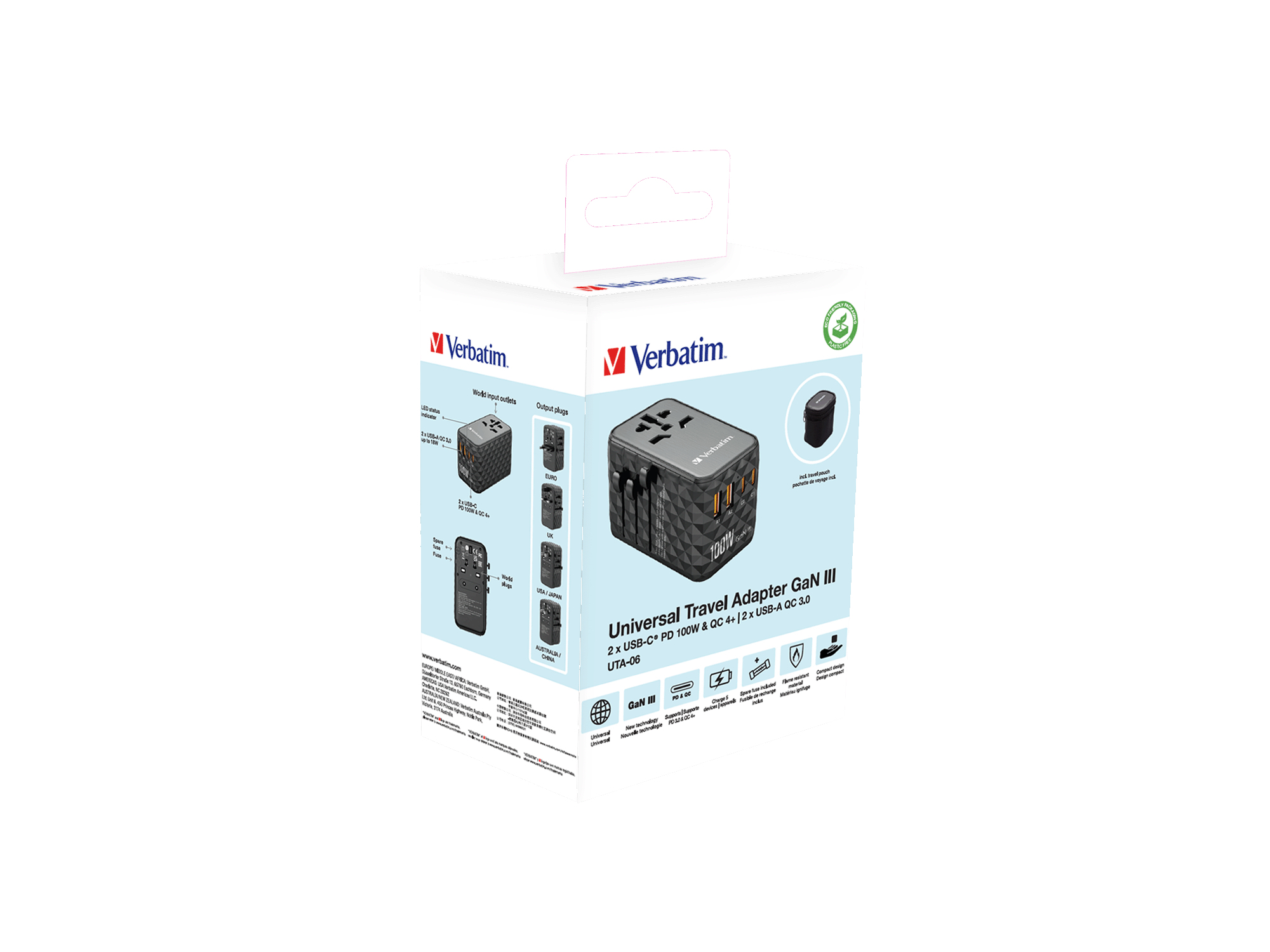 Verbatim USB Reisoplader | UTA-06