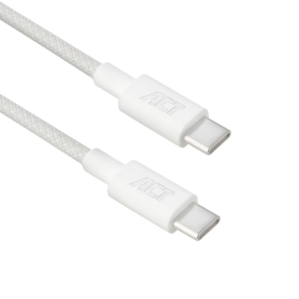 ACT USB-Kabel, USB-C, 60W, 1m, Wit