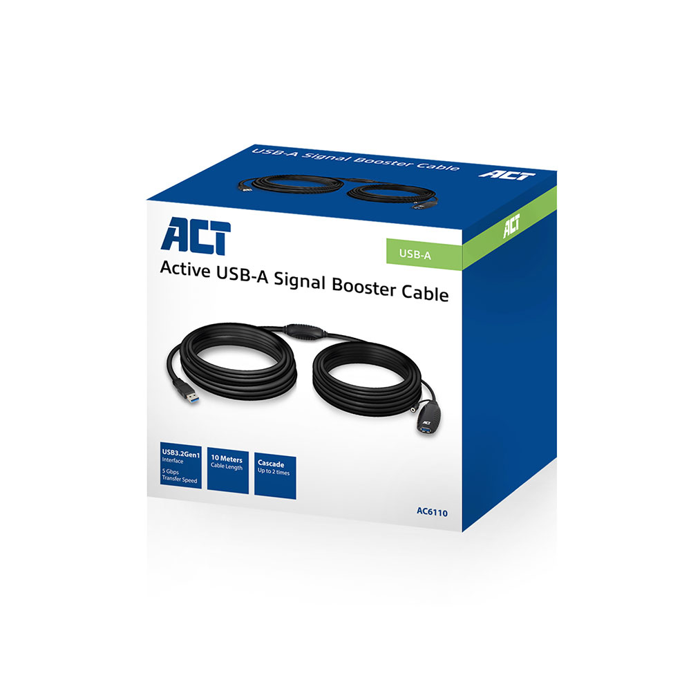 ACT USB 3.2 (gen1), Booster, 10m