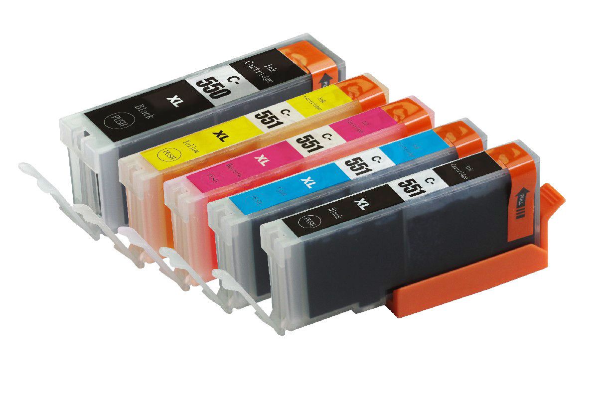 SecondLife Inkt voor: Canon 550/551 Multipack