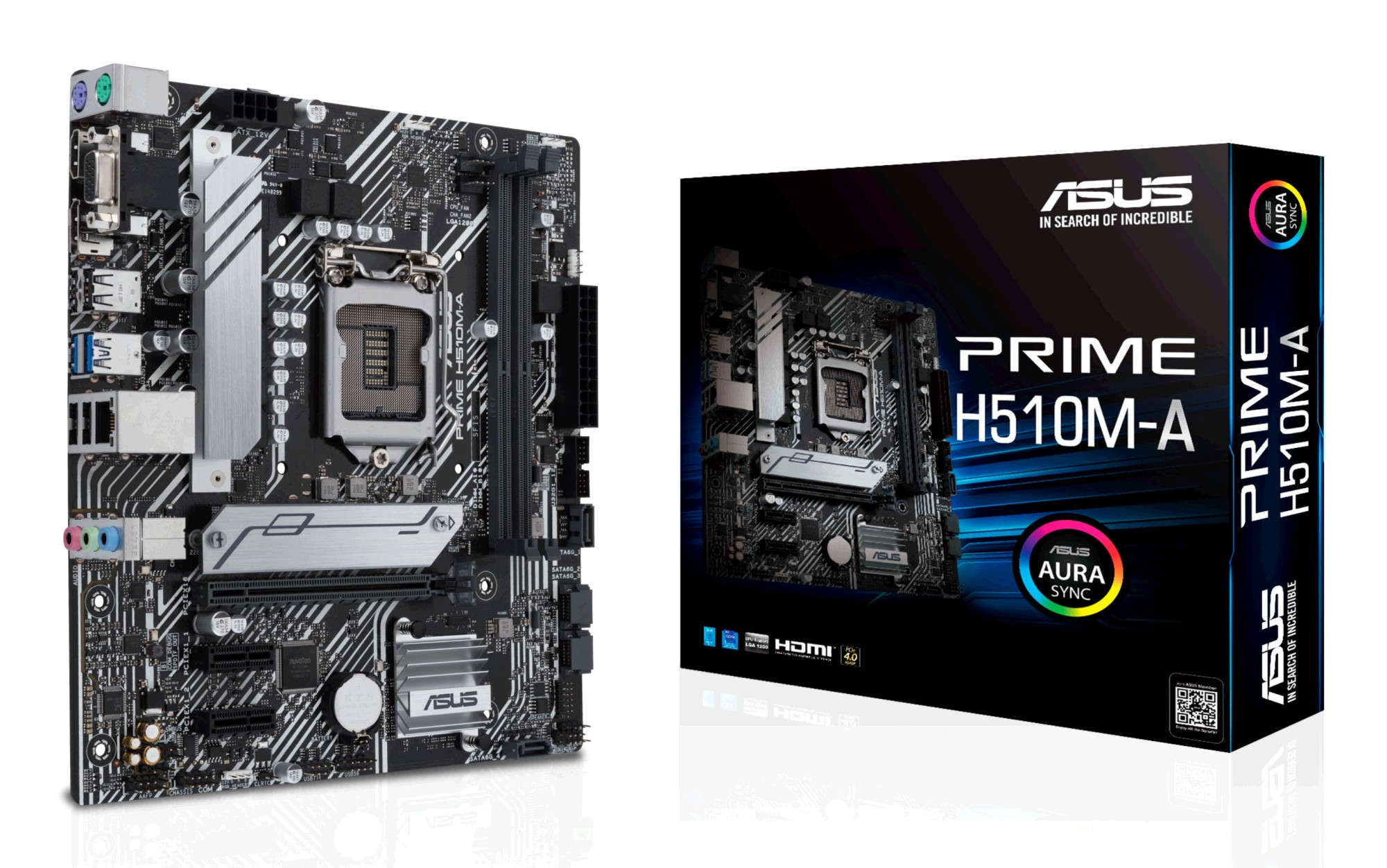 ASUS PRIME H510M-A, LGA1200, DDR4