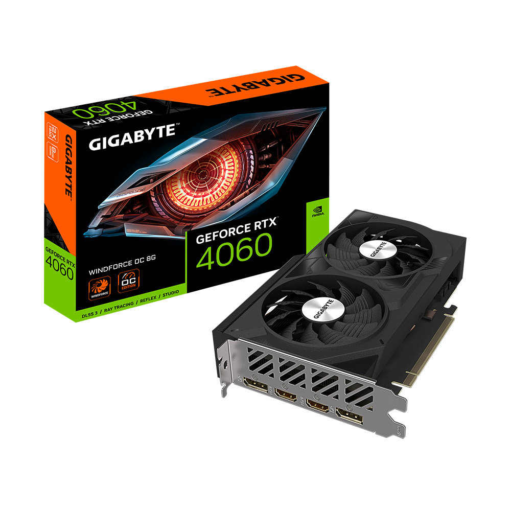 Gigabyte GeForce RTX 4060 Windforce OC 8GB Gigabyte GeForce RTX 4060 Windforce OC 8GB
