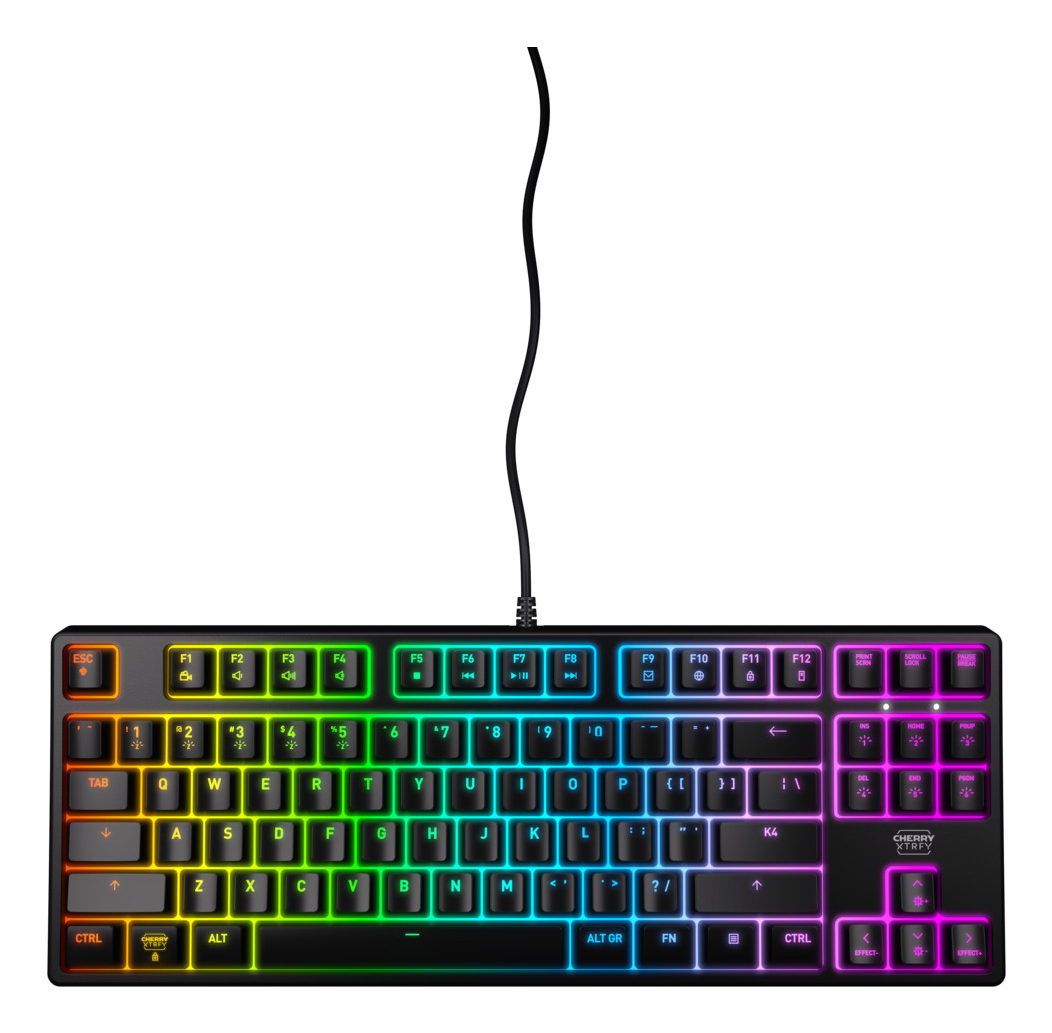 Cherry Xtrfy K4V2 RGB TKL Zwart
