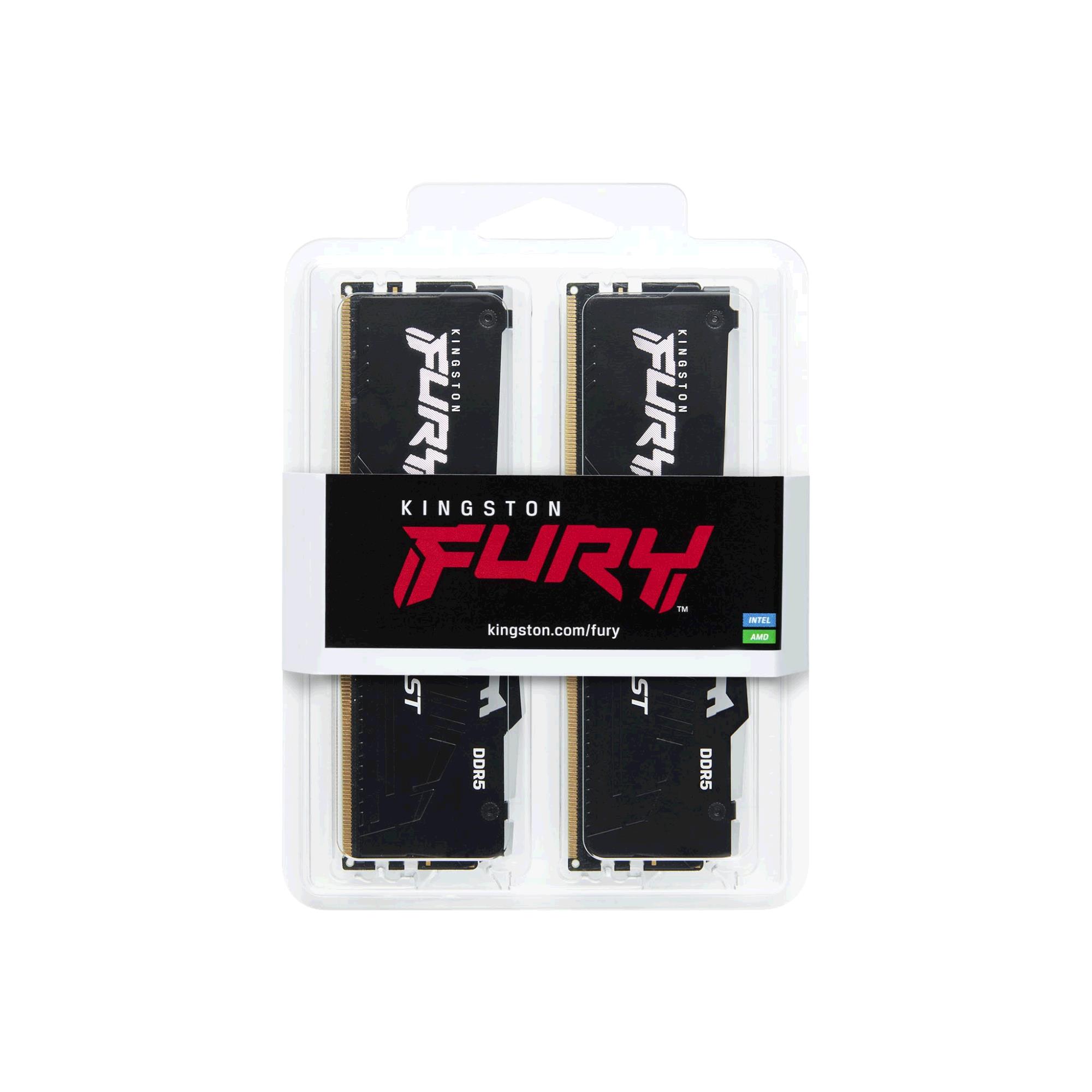 Kingston 16GB DDR5 6000MHz DIMM (kit of 2) FURY Beast RGB