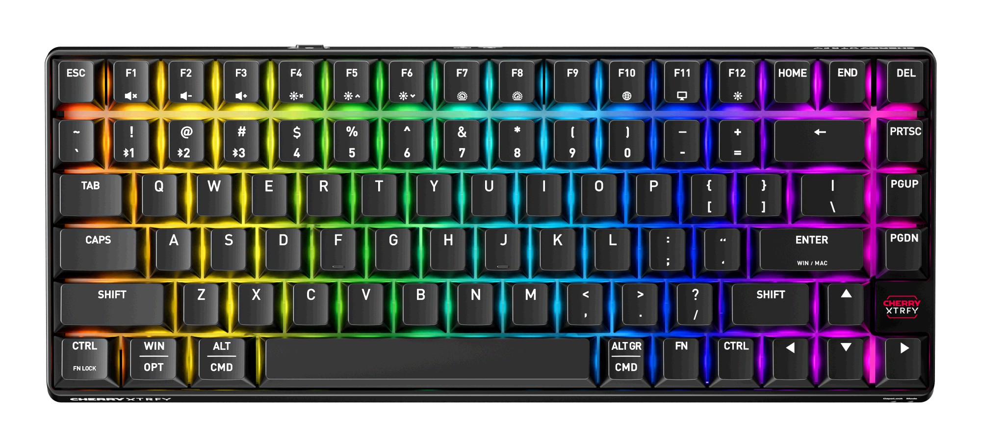CHERRY XTRFY K33 Wireless Compact - Zwart