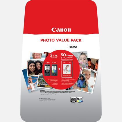 Canon PG-560XL/CL-561XL Multipack met fotopapier