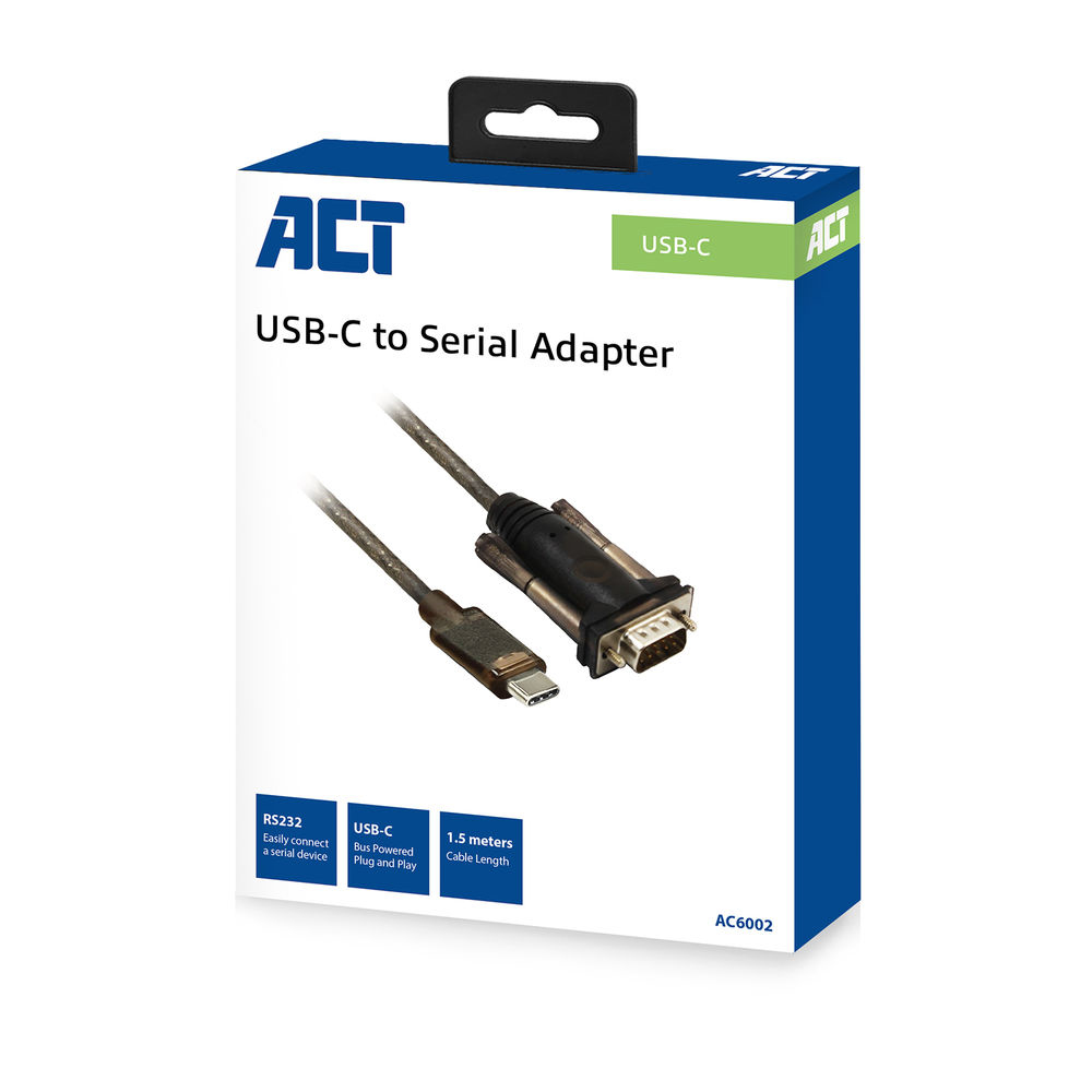 ACT AC6002 | USB-C > Serial Adapter