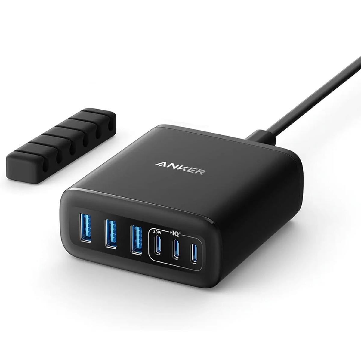 Anker 114W 3C/3A Zwart