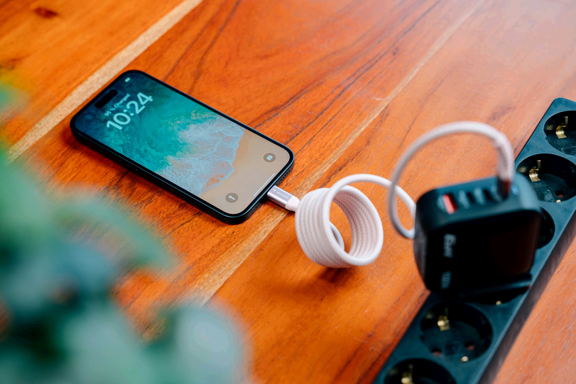 Verbatim Sync & Charge Magnetische Kabel, USB-C, 60W, 1,2m, Grijs