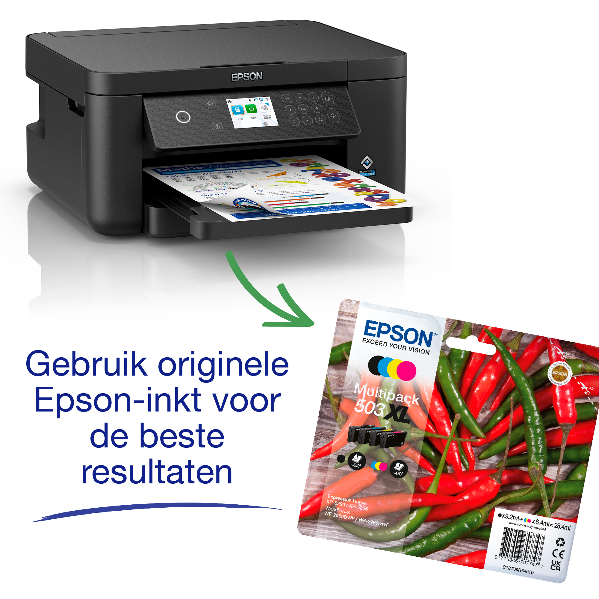 Epson Expression Home XP-5200 All-in-One-printer - WiFi - ReadyPrint