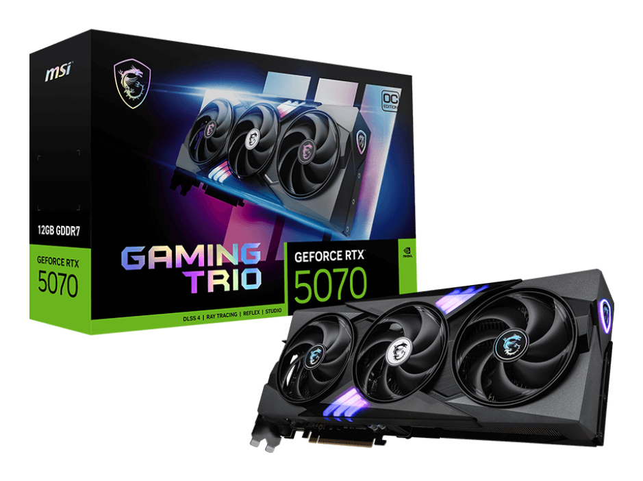 MSI GeForce RTX 5070 12GB GAMING TRIO OC