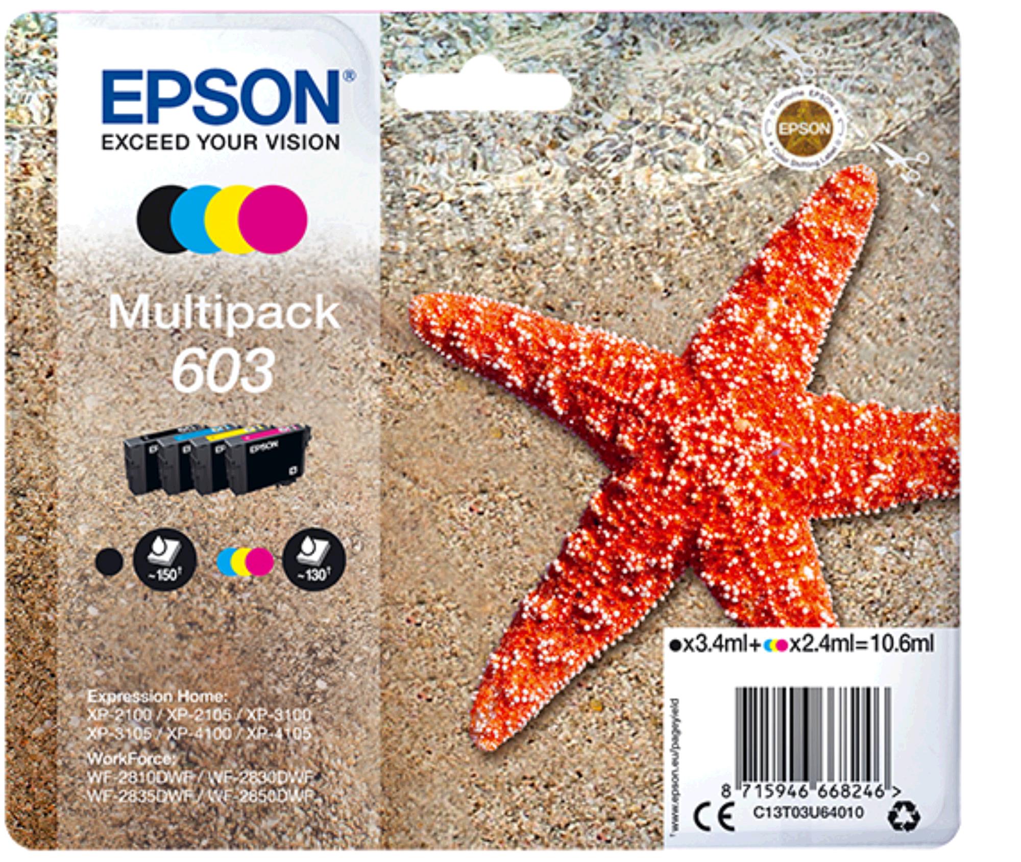 Epson 603 Zeester BK/C/M/Y Multipack