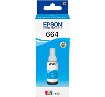 Epson 664 EcoTank Cyaan