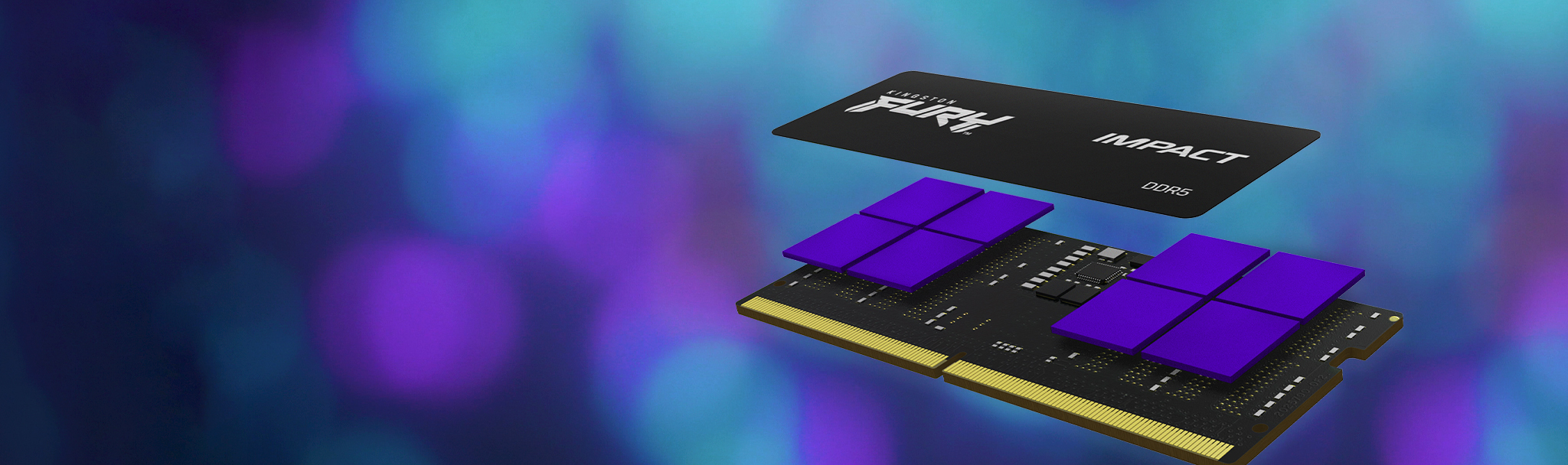 Kingston Fury Impact KF556S40IB-16 - 16GB - DDR5 - 5600MHz - SODIMM 