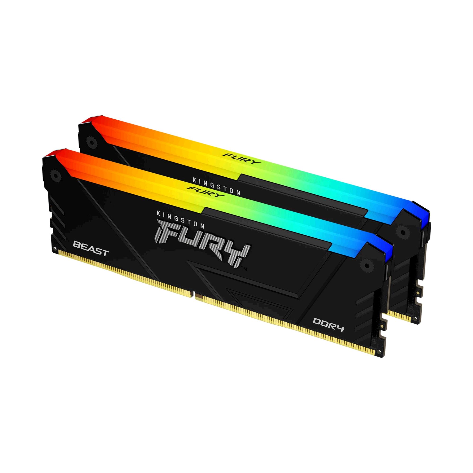Kingston 16GB DDR4 FURY Beast RGB XMP