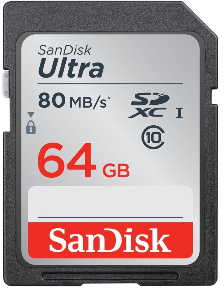  SanDisk Ultra Class 10 SDXC UHS-I 80MB/s, 64GB