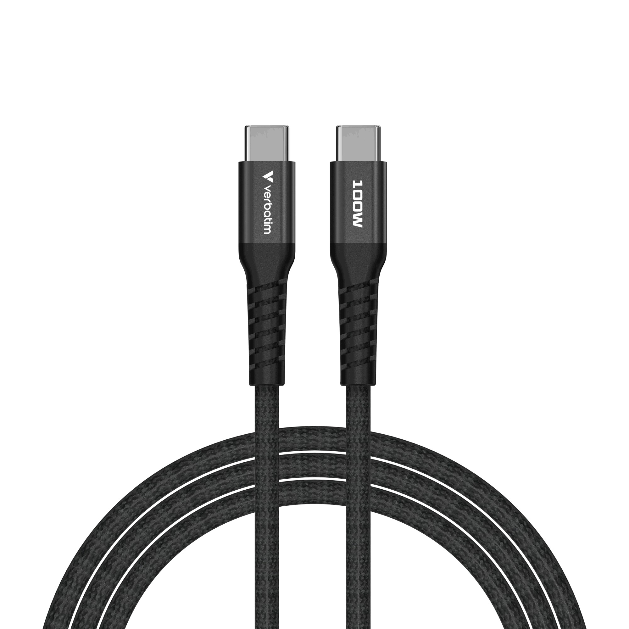 Verbatim Sync & Charge Magnetische Kabel, USB-C, 100W, 1,2m, Zwart