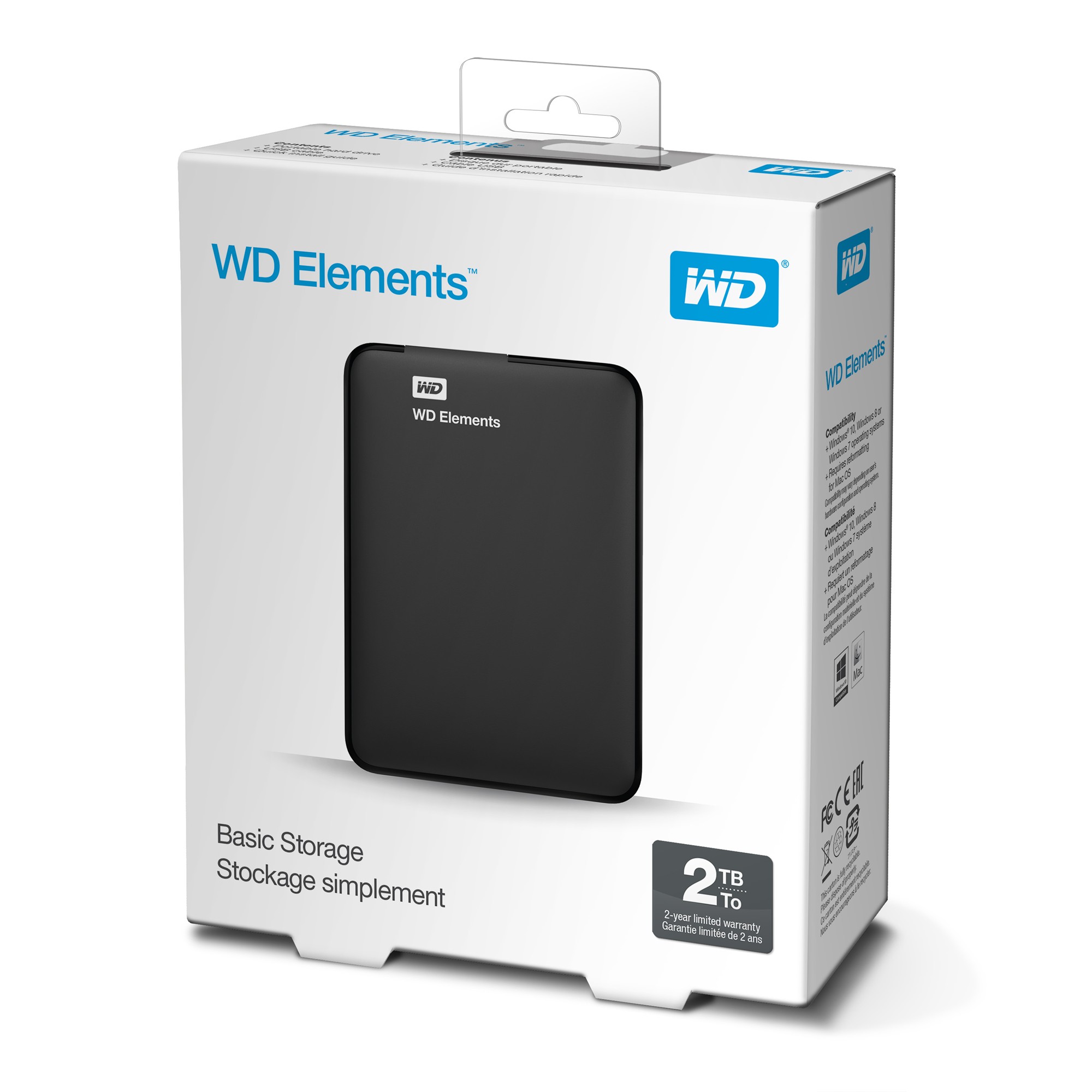 Harddisk 2Tb Extern WD Element