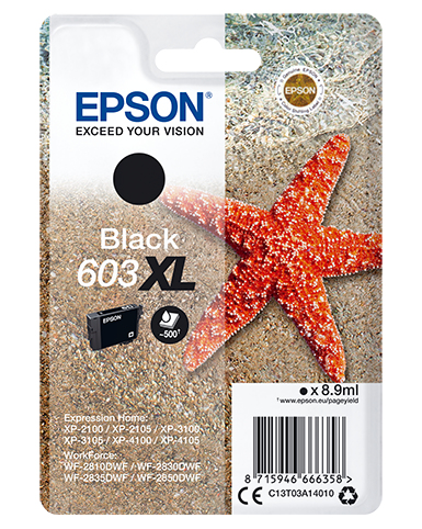 Epson 603XL Zeester Zwart
