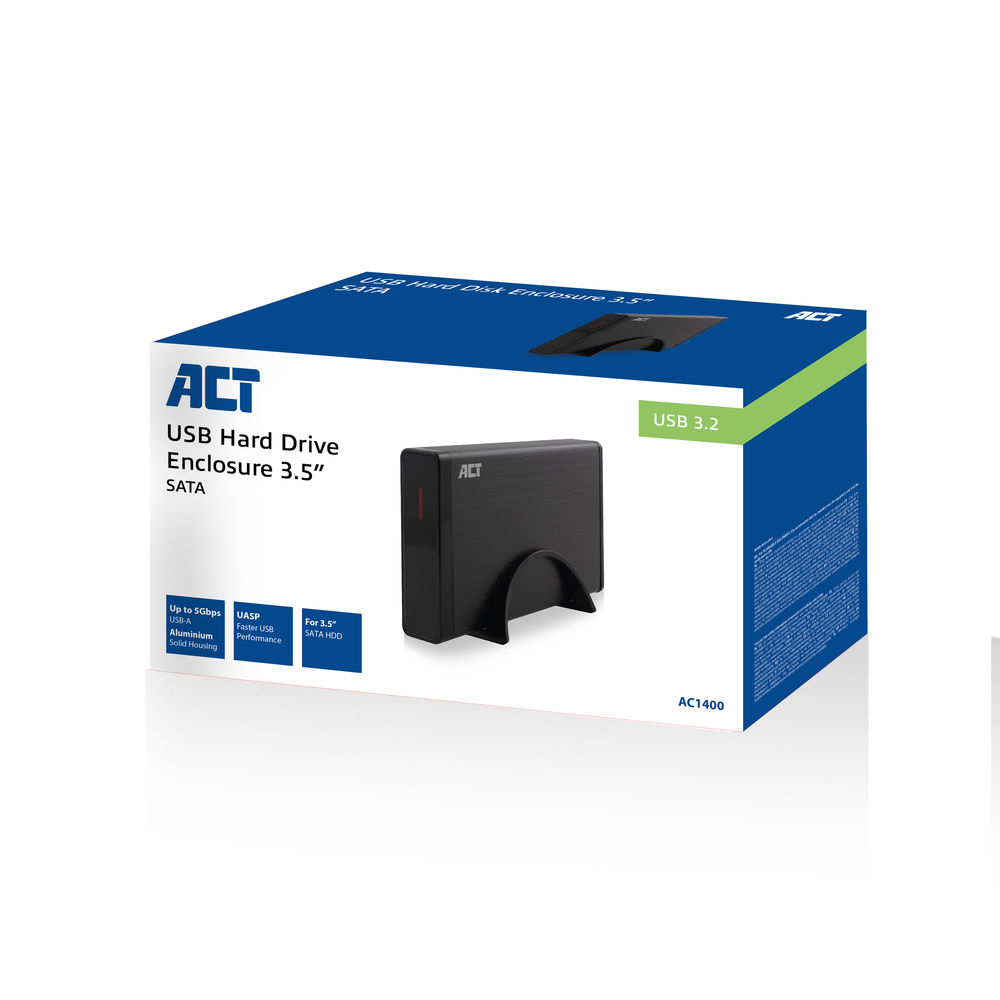 ACT USB 3.2 (gen1) 3,5" Hard Disk Enclosure