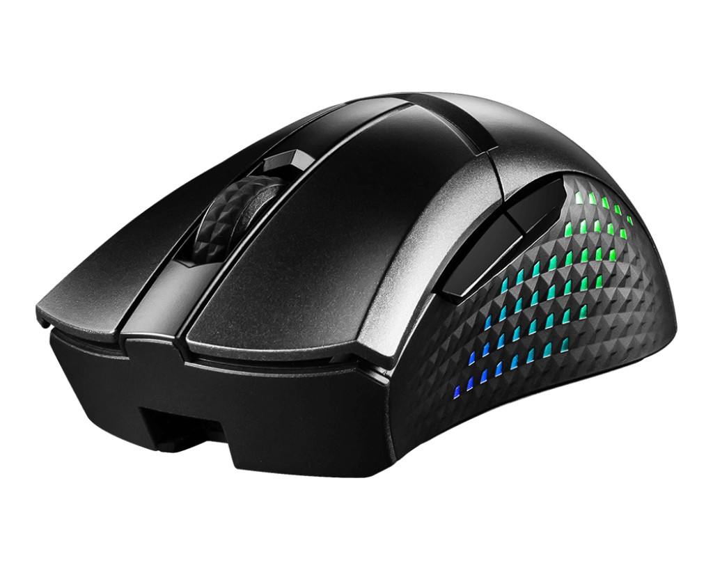 MSI Clutch GM51, Draadloos, Zwart