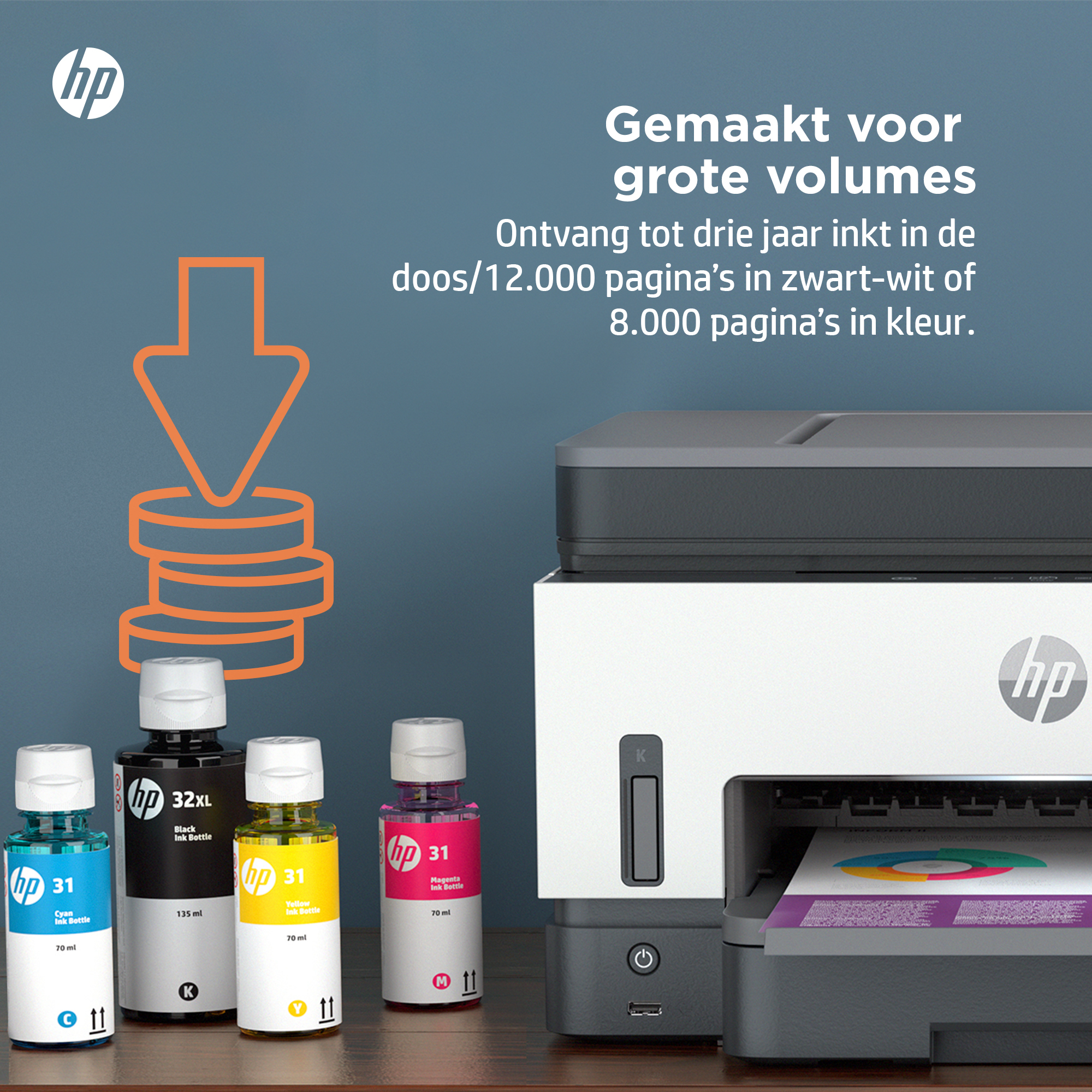 HP Smart Tank 7605 All-in-One Printer - WiFi