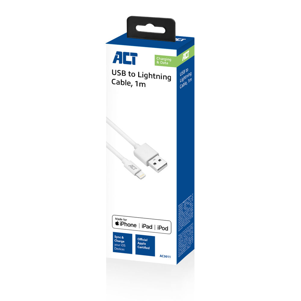 ACT USB Lightning Kabel for Apple AC3011
