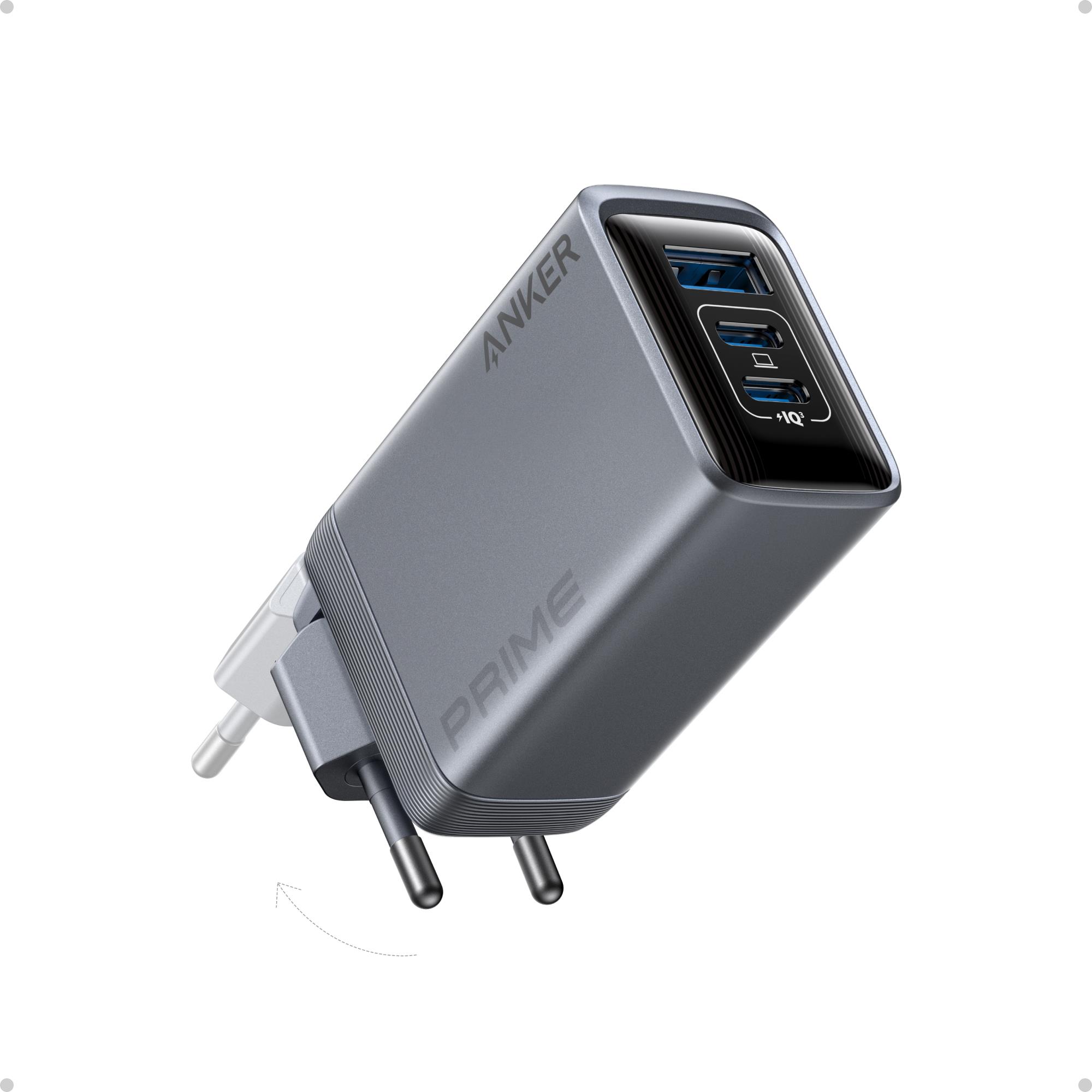 Anker Prime 100W 2C/1A Zilver