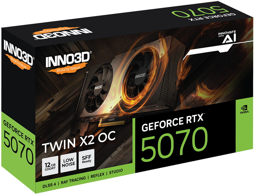 INNO3D GeForce RTX 5070 TWIN X2 OC