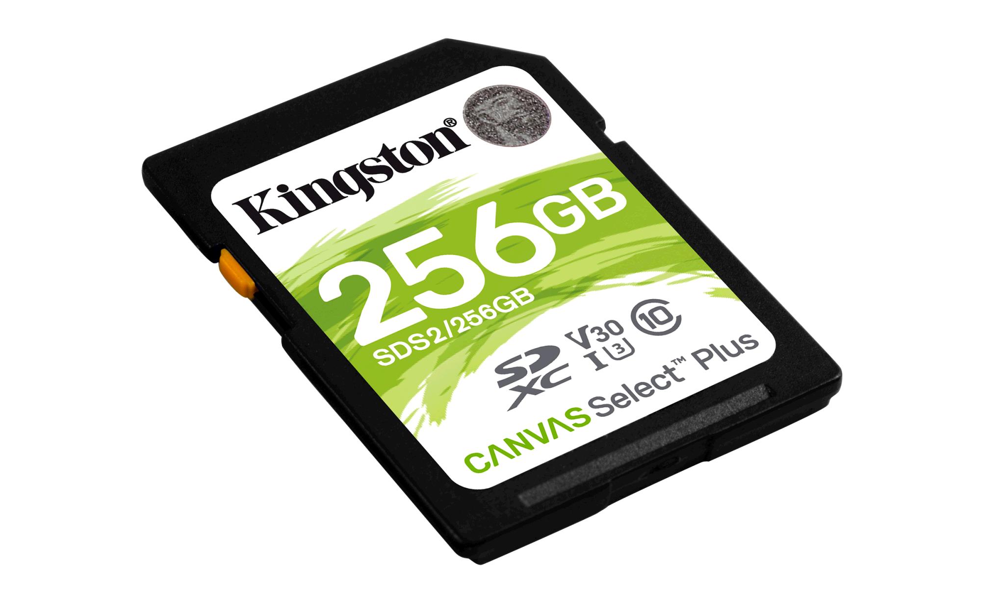 Kingston Flash Canvas Select Plus 256GB SDXC