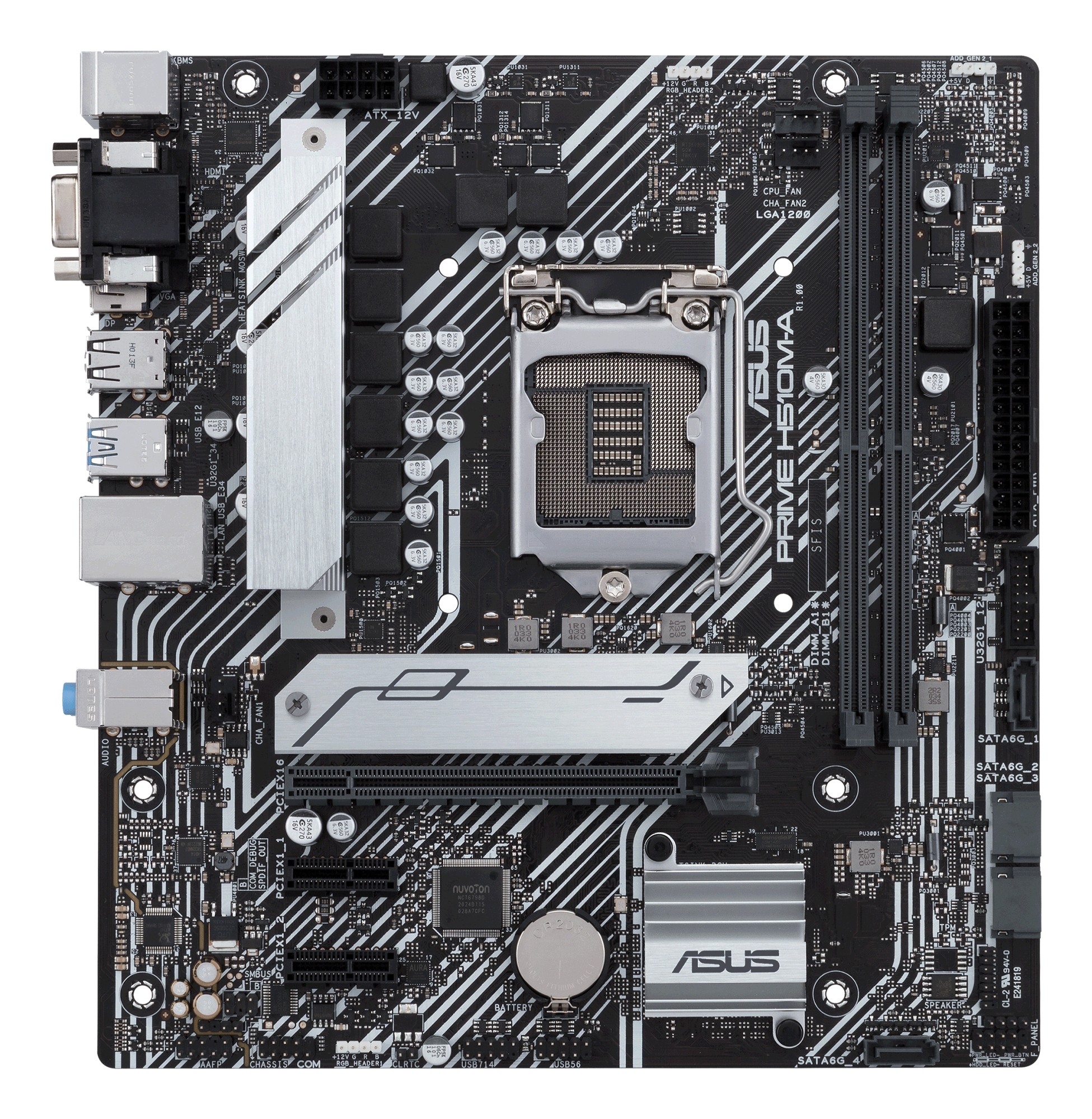 ASUS PRIME H510M-A, LGA1200, DDR4