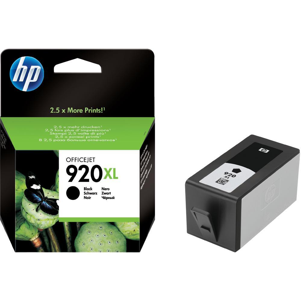 HP inkt #920XL, CD975AE, Zwart