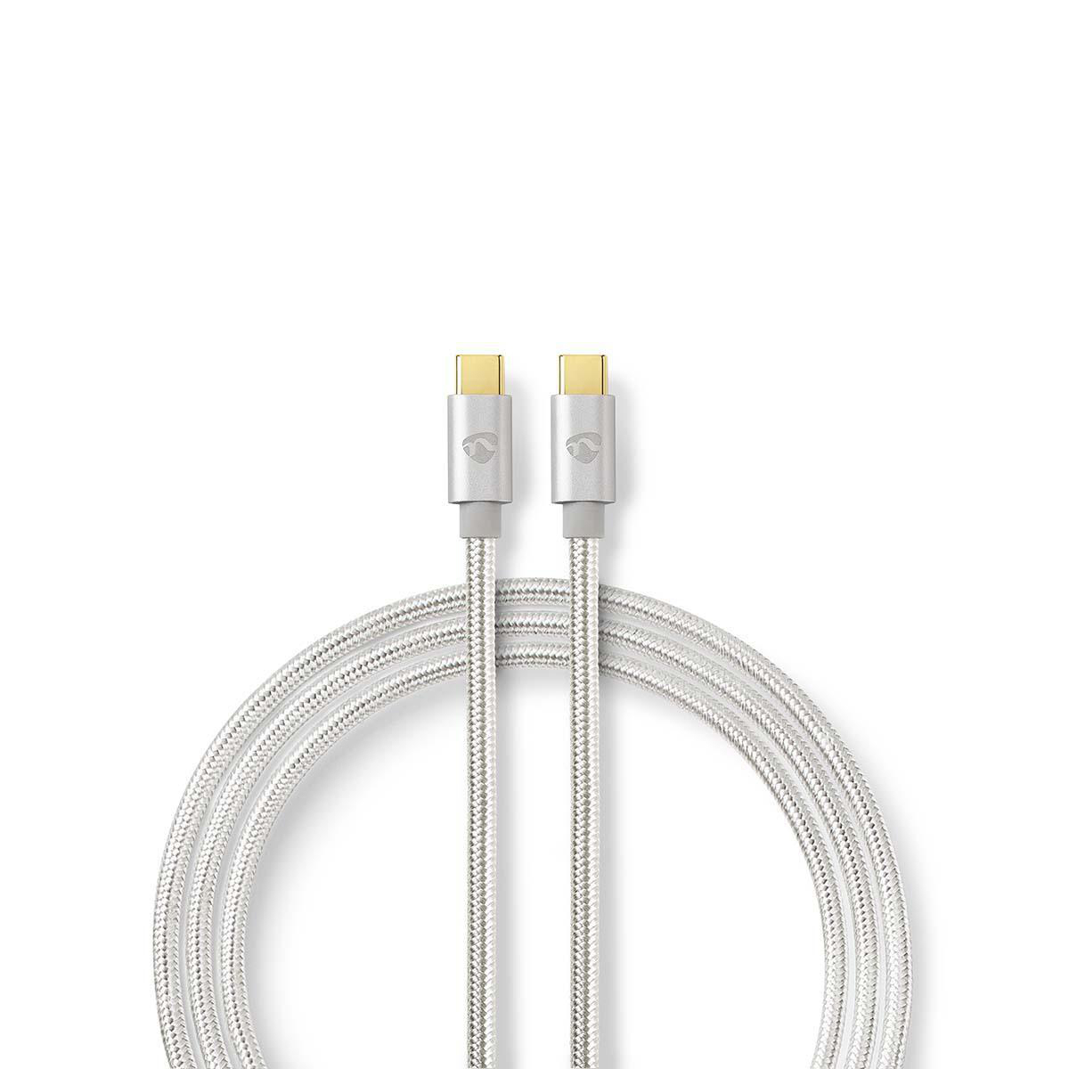 Nedis USB Kabel 3.2 (gen2), 4K@60Hz, USB-C (m) > USB-C (m), 1m, AT