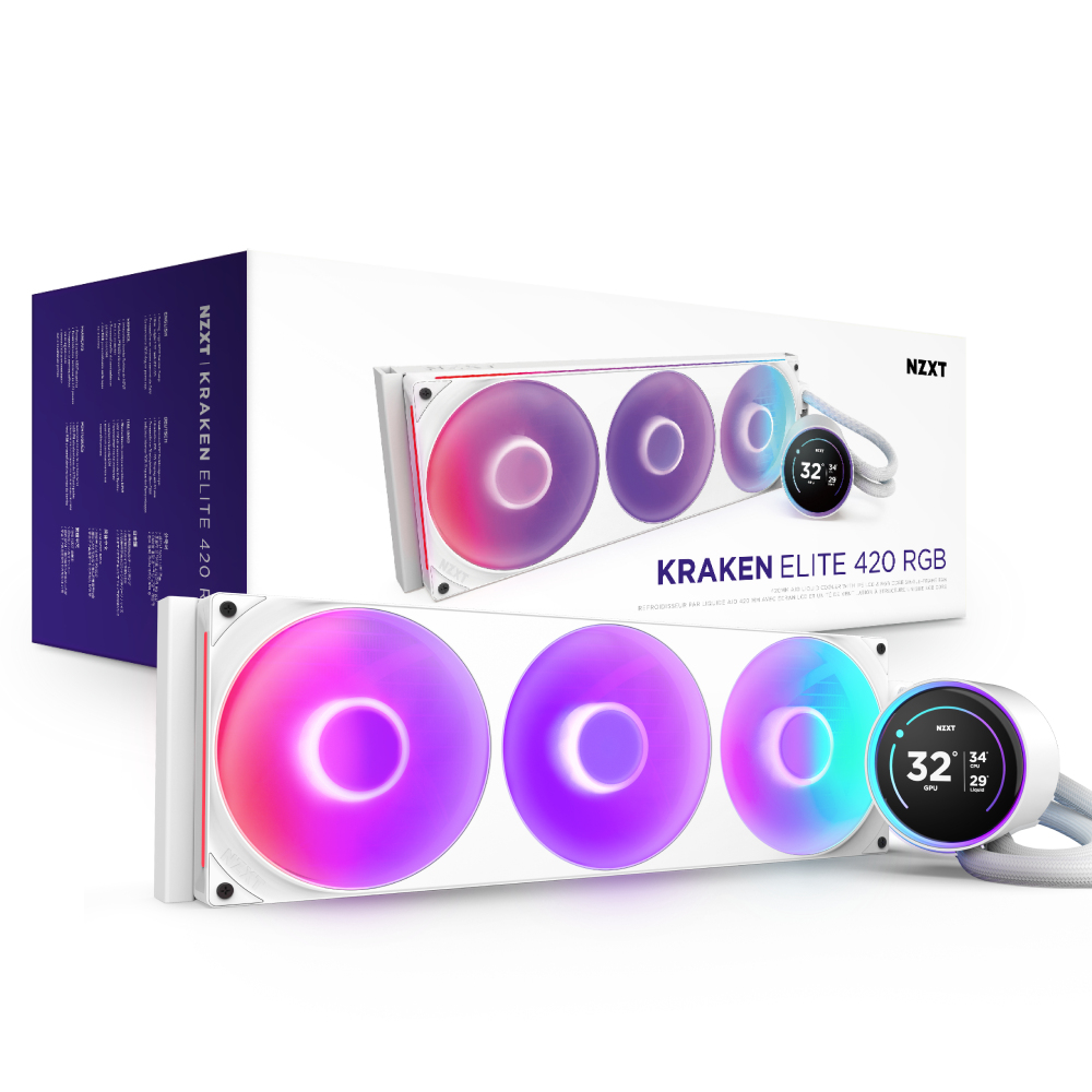 NZXT Kraken Elite 420 RGB (2025) Wit