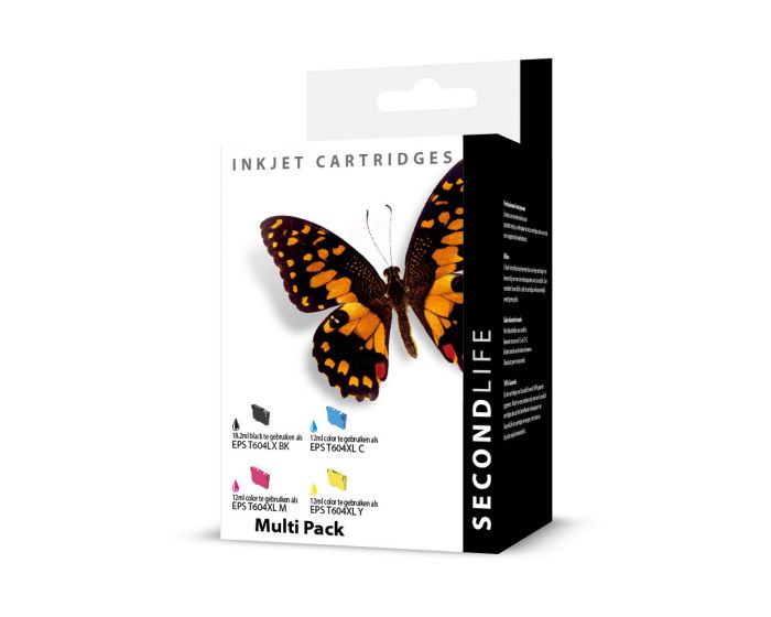 SecondLife inkt voor: Epson 604XL Multipack