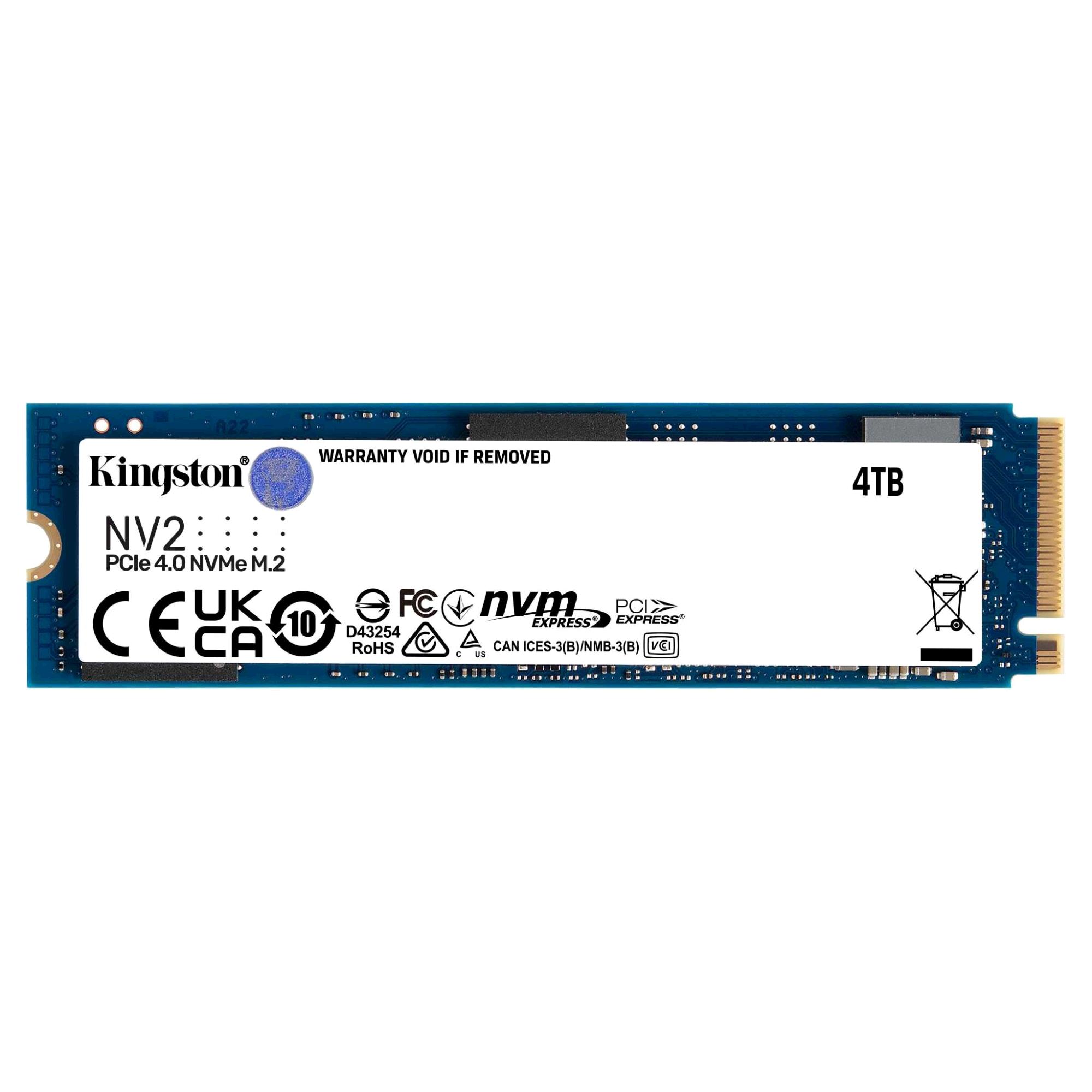 Kingston NV2 4TB PCIe 4.0 NVMe SSD