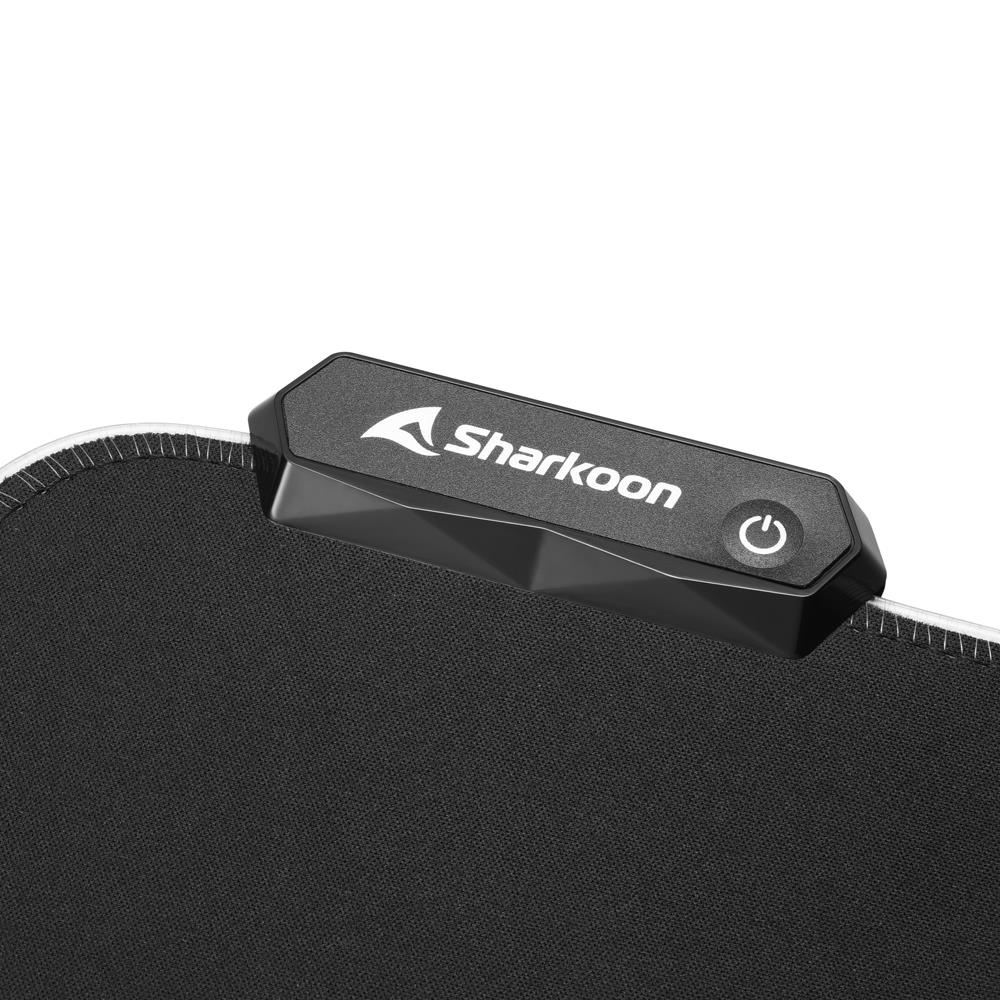 Sharkoon 1337 V2 900, RGB Gaming Muismat, Zwart