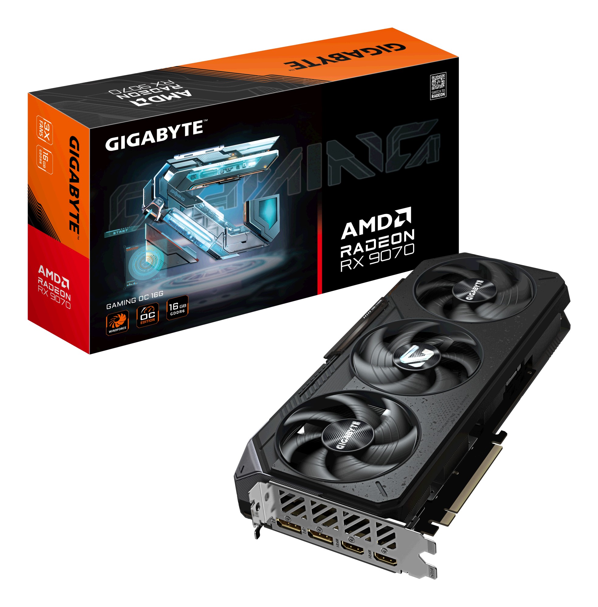 Gigabyte Radeon RX 9070 Gaming OC