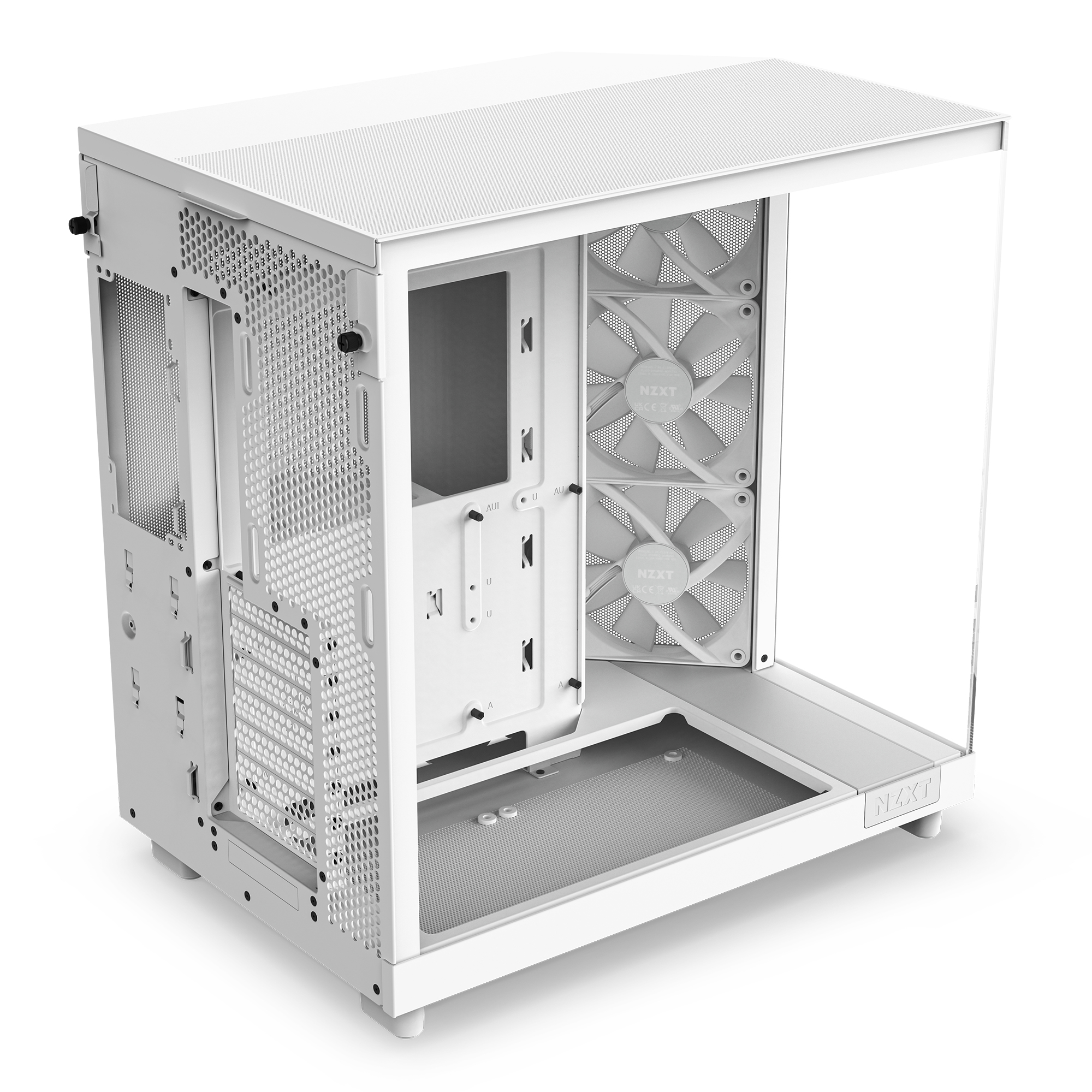 NZXT Kast H6 Flow RGB Wit