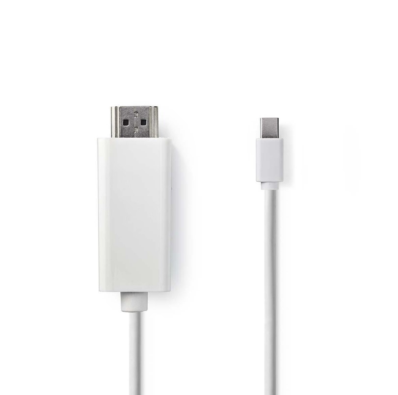 Nedis Mini DisplayPort - HDMI kabel, 2m, wit