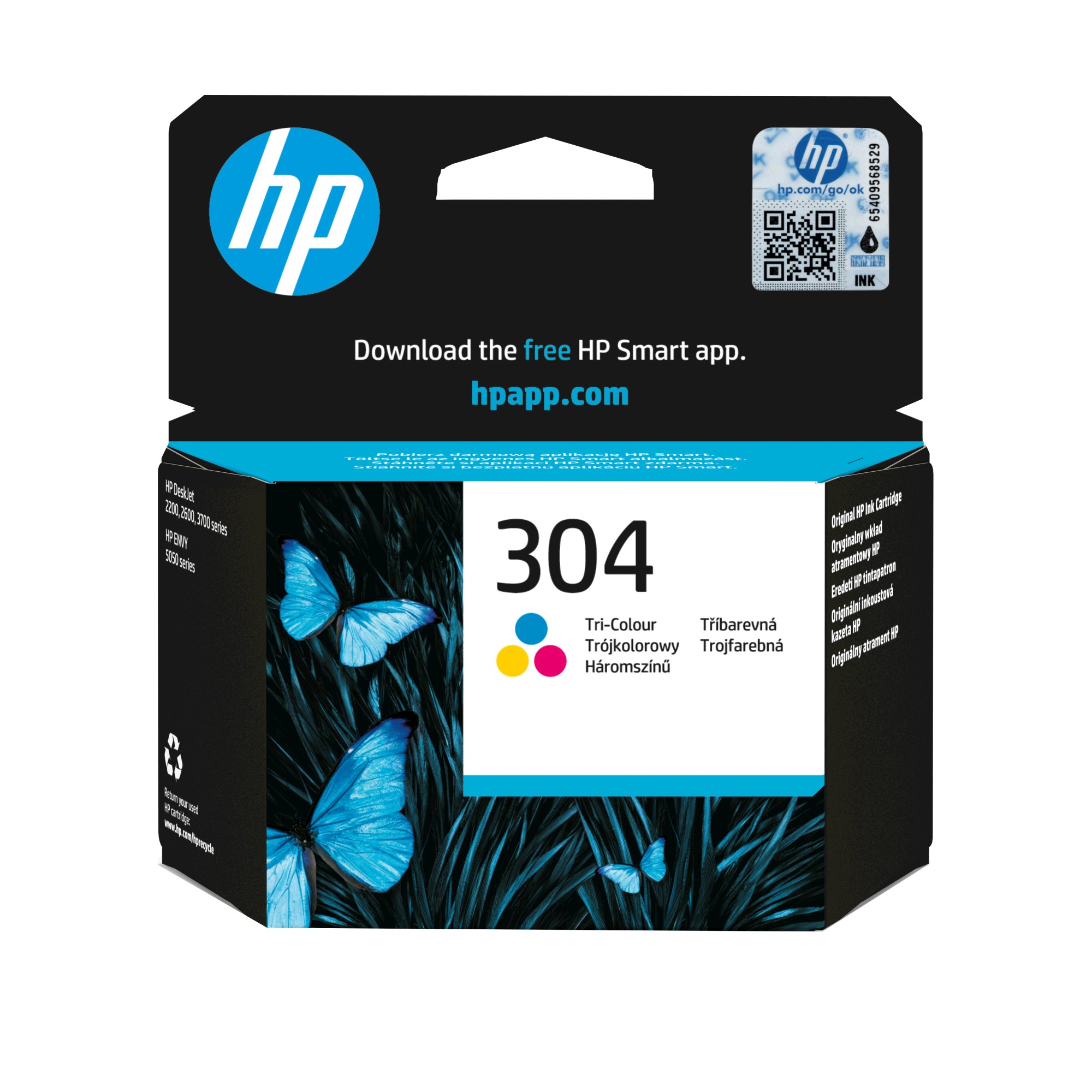 HP inkt 304, Kleur
