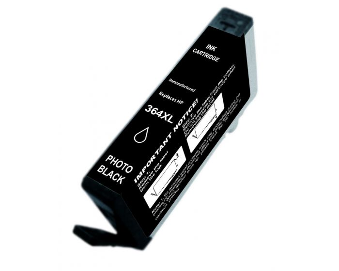 SecondLife inkt voor: HP 364 PBK XL (Foto Zwart)