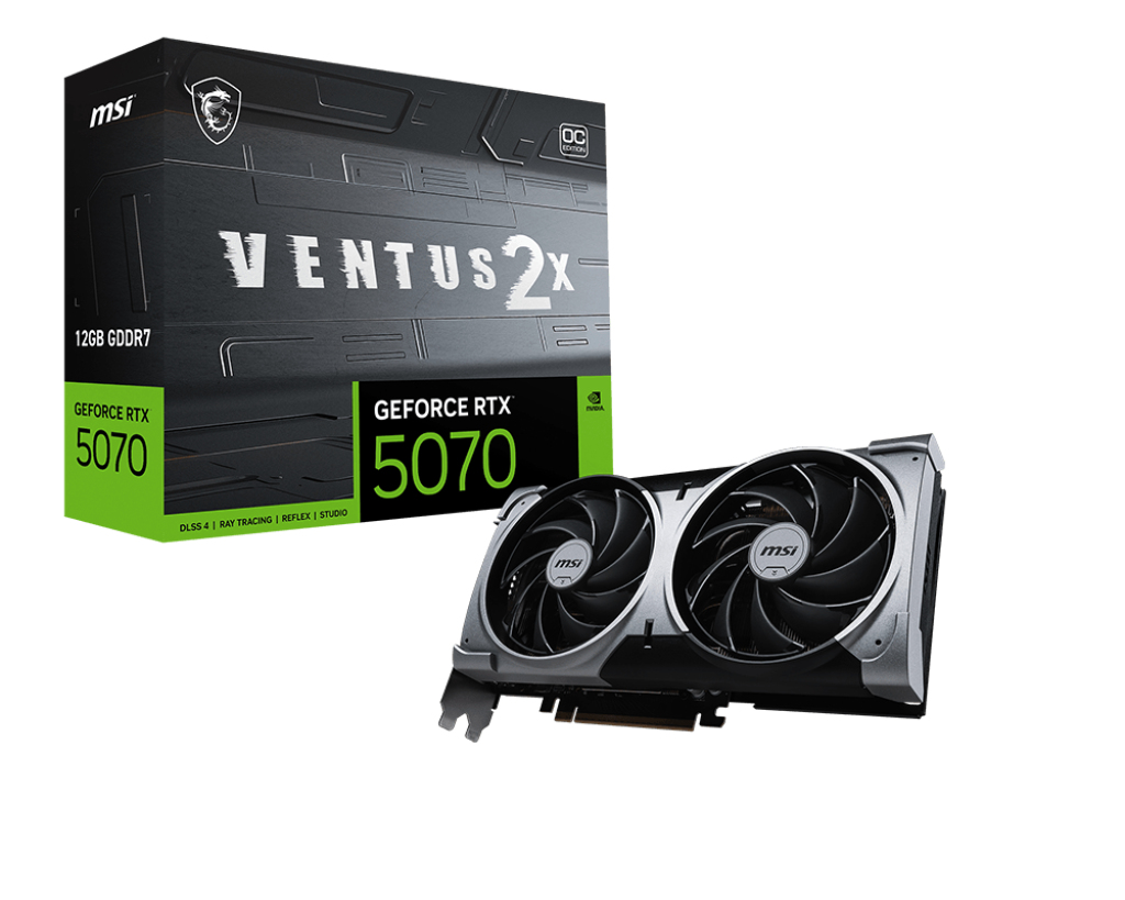 MSI GeForce RTX 5070 12GB VENTUS 2X OC