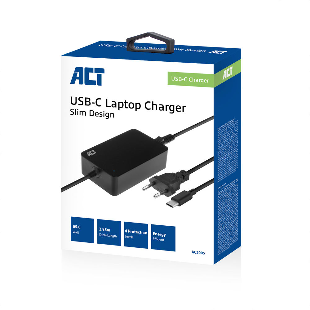 ACT AC-Adapter | 65W | USB-C