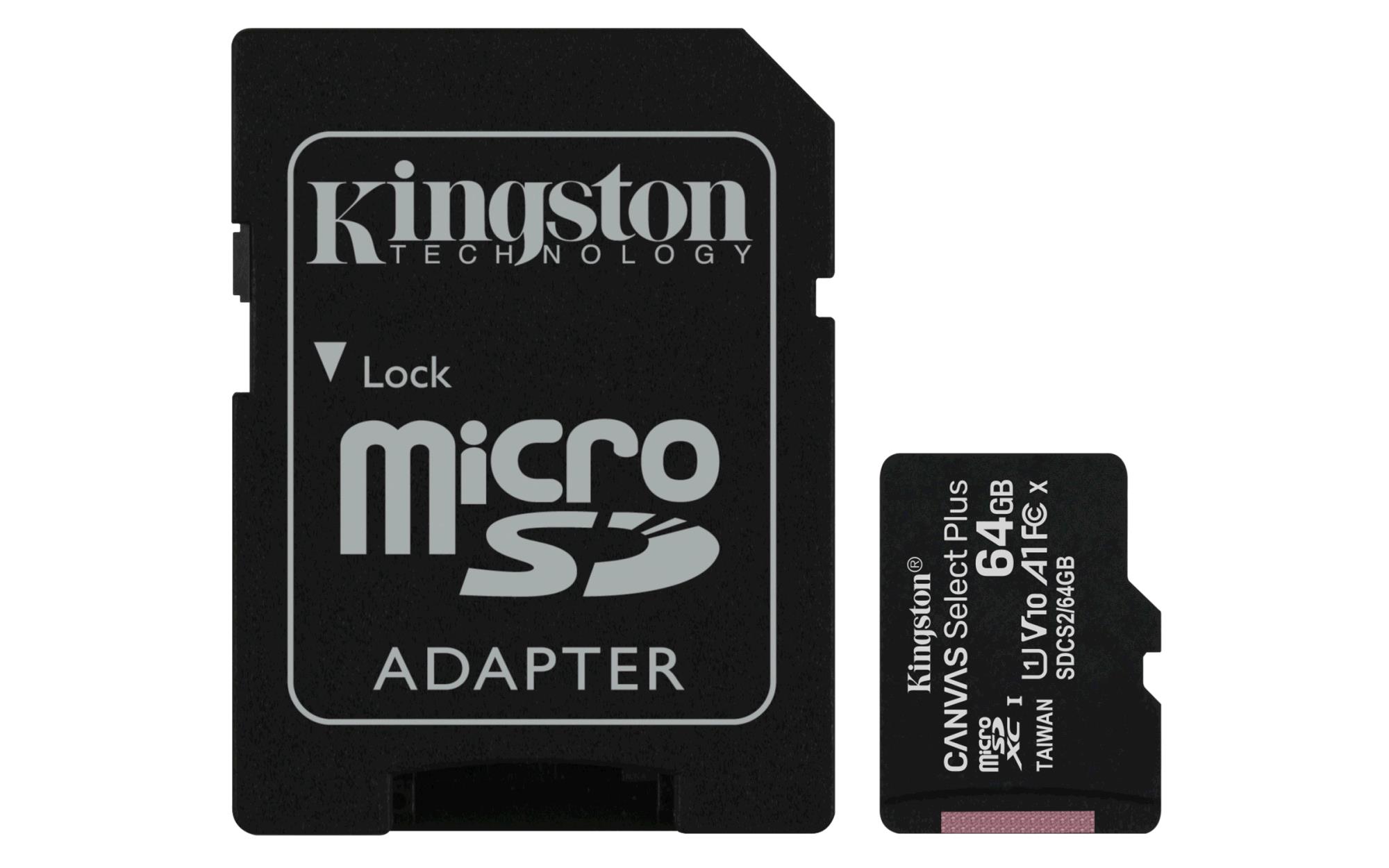 Kingston Canvas Select Plus 64GB microSDHC