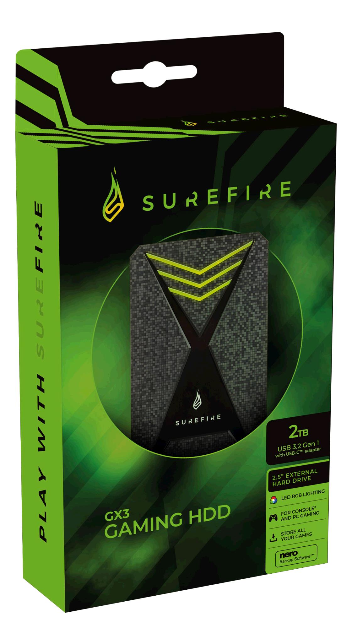 SureFire eHDD Gaming Bunker Externe HDD